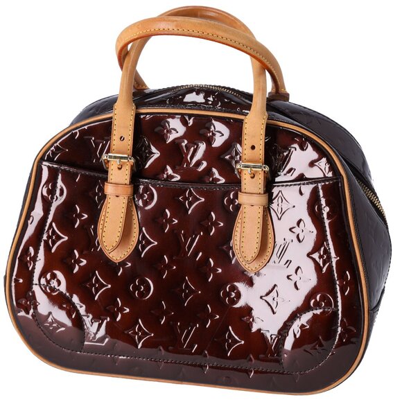 Louis Vuitton Summit Drive Monogram Vernis Handbag M93516 Amarante - Picture 1 of 7